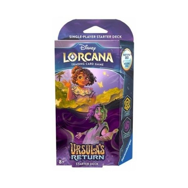 Lorcana Ursula's Return Inglés Starter Deck Amber/Amethyst (Inglés) | Juegos de Cartas | Gameria