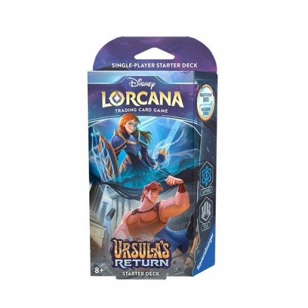 Lorcana Ursula's Return Inglés Starter Deck Sapphire/Steel (Inglés) | Juegos de Cartas | Gameria