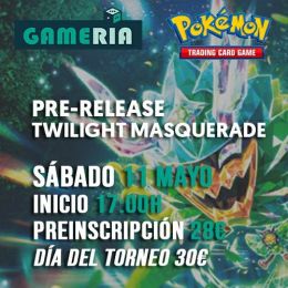Torneo Pokémon Pre-release Twilight Masquerade 11 mayo | Gameria