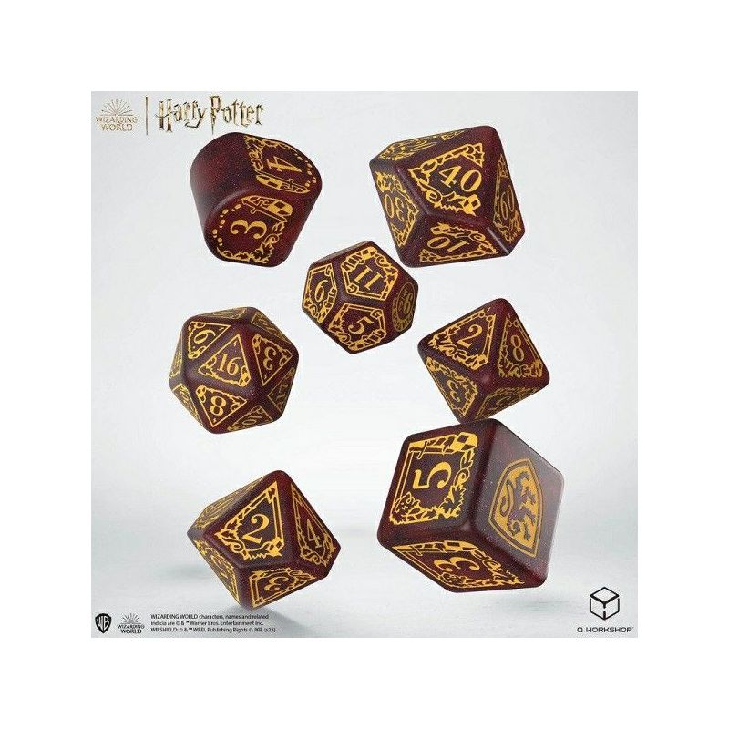 Dados Harry Potter Gryffindor Modern Dice Set | Accesorios | Gameria