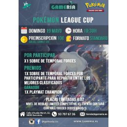 Torneo Pokémon League Cup Mayo | Gameria