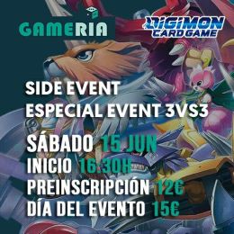 Torneo Digimon Side Event 3vs3 15 Junio | Gameria