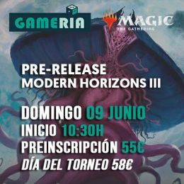 Torneo Mtg Pre-release Modern Horizons 3 09 Junio | Gameria