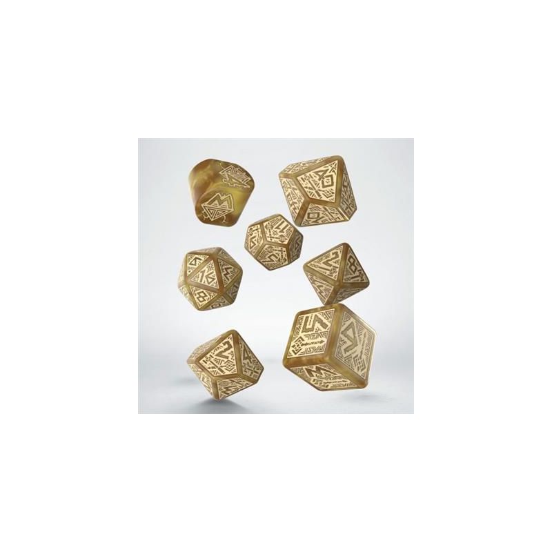 Dados Q Workshop Dwarven Gold | Accesorios | Gameria