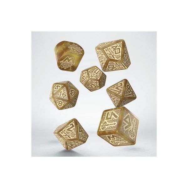 Dados Q Workshop Dwarven Gold | Accesorios | Gameria