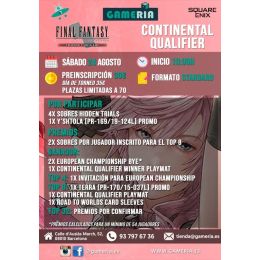 Torneo Final Fantasy Continental Qualifier | Gameria