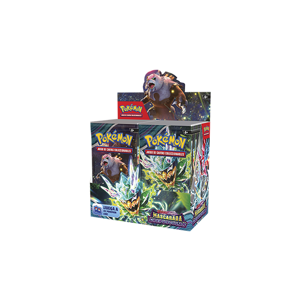 Pokémon Jcc Escarlata y Púrpura Mascarada Crepuscular Caja | Juegos de Cartas | Gameria