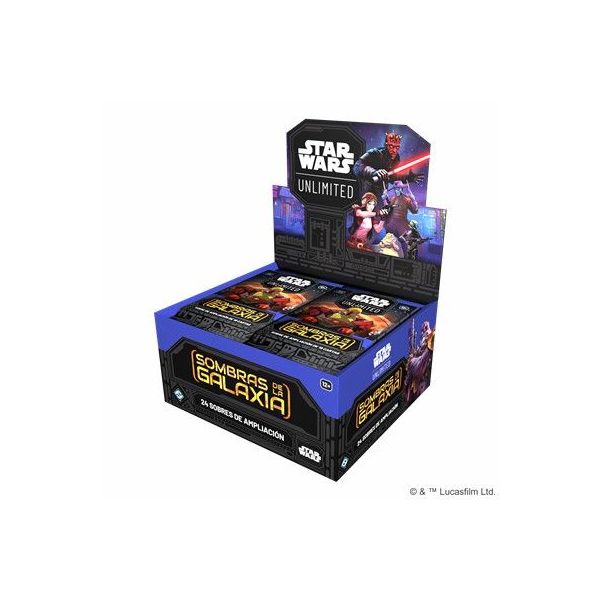 Star Wars Unlimited Sombras de la Galaxia Caja de Sobres | Juegos de Cartas | Gameria