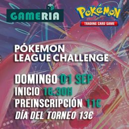 Torneo Pokémon League Challenge 1 septiembre | Gameria