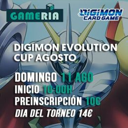Torneo Digimon Evolution Cup Agosto | Gameria