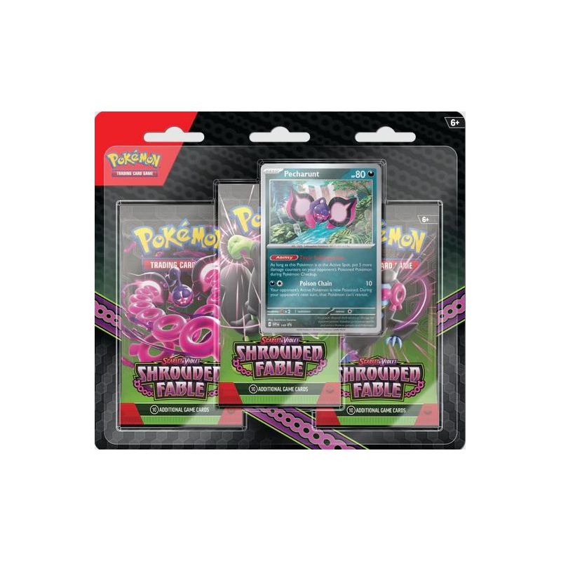 Pokémon Jcc Escarlata y Púrpura Fábula Sombría 3-pack Blister | Juegos de Cartas | Gameria