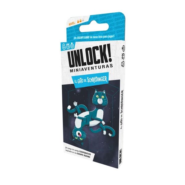 Unlock! Miniaventuras El Gato de Schrödinger | Juegos de Mesa | Gameria