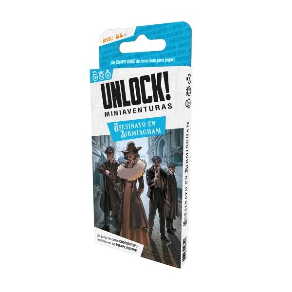 Unlock! Miniaventuras Asesinato en Birmingham | Juegos de Mesa | Gameria