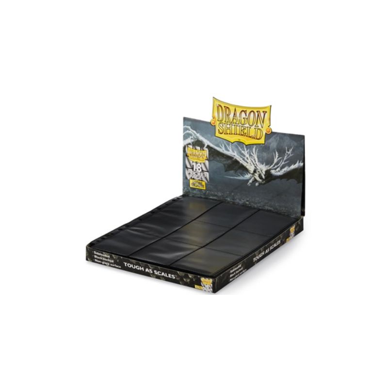 Caja de Hojas Dragon Shield 18 Bolsillos Sideloader NonGlare 50 Unidades  | Accesorios | Gameria