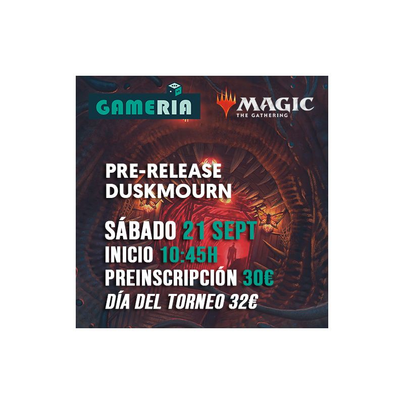 Torneo Mtg Pre-release Duskmourn La Casa De Los Horrores 21 Septiembre Mañana | Gameria