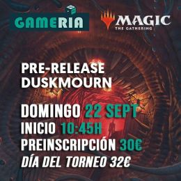 Torneo Mtg Pre-release Duskmourn La Casa De Los Horrores 22 Septiembre | Gameria