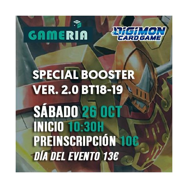 Torneo Digimon Special Booster 2.0 BT18-19 | Gameria