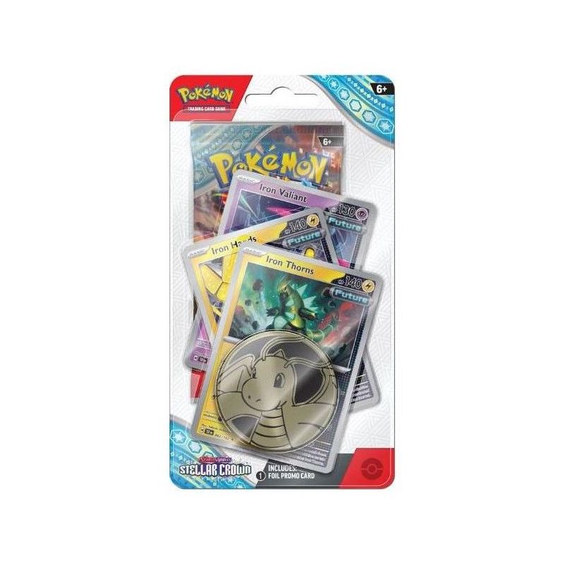 Pokemon Jcc Scarlet & Violet Stellar Crown Premium Checklane Blister Iron Thorn (Inglés) | Juegos de Cartas | Gameria