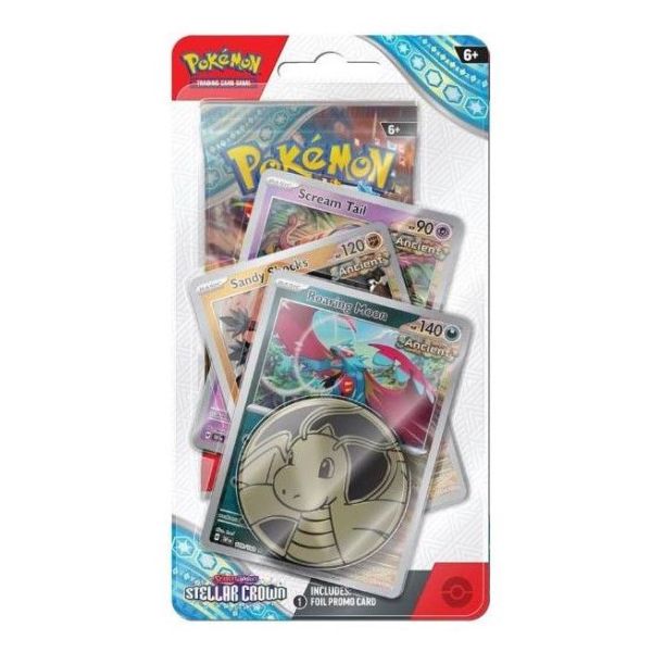 Pokemon Jcc Scarlet & Violet Stellar Crown Premium Checklane Blister Roaring Moon (Inglés) | Juegos de Cartas | Gameria