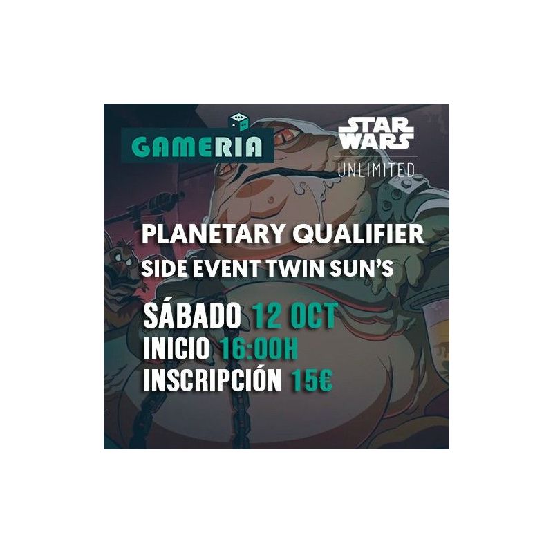 Torneo Star Wars Unlimited Planetary Qualifier Side Event Twin Sun's | Gameria