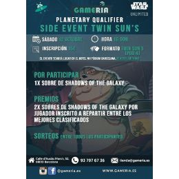 Torneo Star Wars Unlimited Planetary Qualifier Side Event Twin Sun's | Gameria