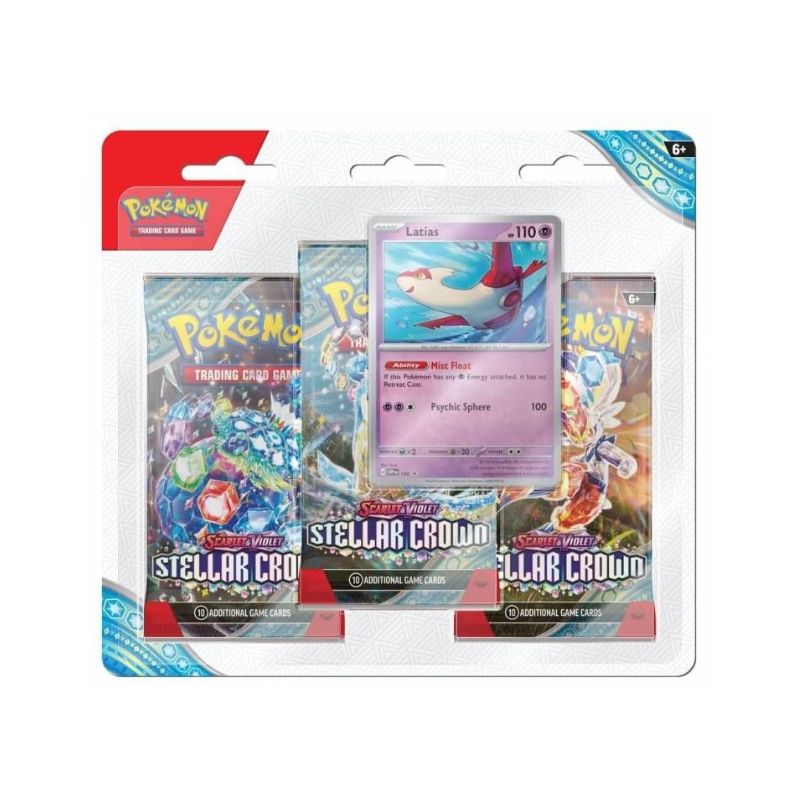 Pokémon Jcc Pack de 3 Boosters SV7 Stellar Crown Latias (Inglés) | Juegos de Cartas | Gameria