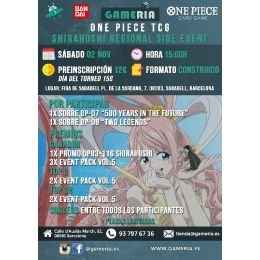 Torneo One Piece Regional Wave 3 Shirahoshi Side Event | Juegos de Cartas | Gameria