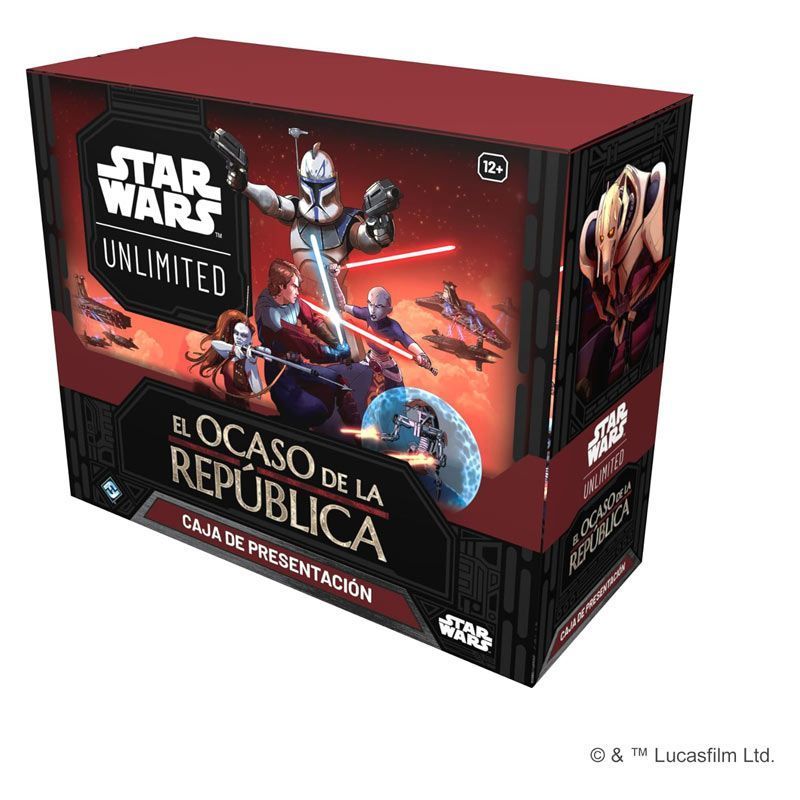 Star Wars Unlimited El Ocaso de la República Caja de Presentación | Juegos de Cartas | Gameria