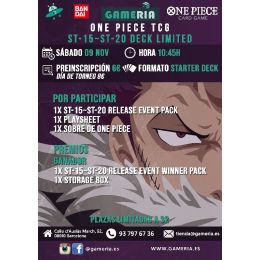 Torneo One Piece ST15 - ST20 Deck Limited | Gameria