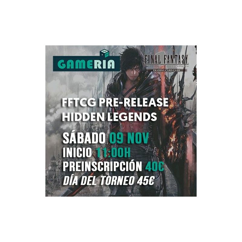 Torneo Final Fantasy Pre-release Hidden Legends | Gameria