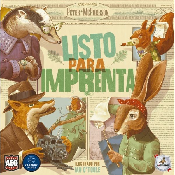 Listo Para Imprenta | Juegos de Mesa | Gameria