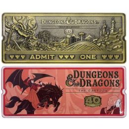 D&D Réplica The Cartoon 40th Anniversary Rollercoaster Ticket Limited Edition | Rol | Gameria