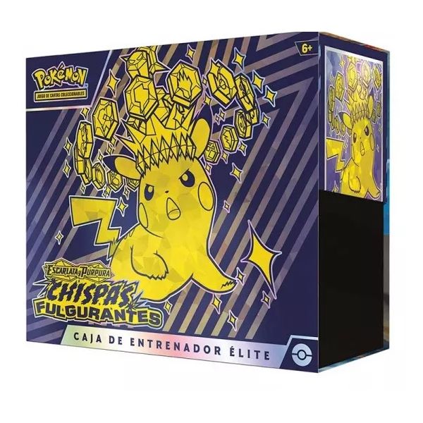 Pokémon Jcc Escarlata y Púrpura Chispas Fulgurantes Caja De Entrenador Élite |  Juegos de Cartas | Gameria