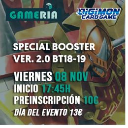 Torneo Digimon Special Booster 2.0 | Gameria