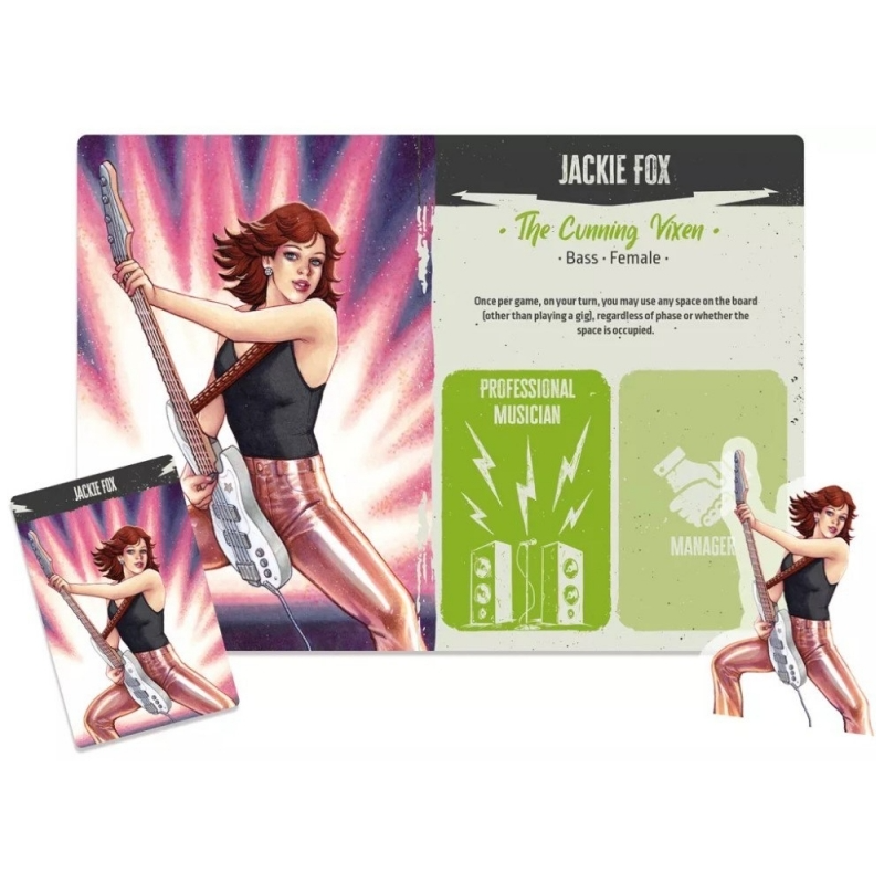 Rock Hard 1977 Promo Jackie Fox  | Juegos de Mesa | Gameria