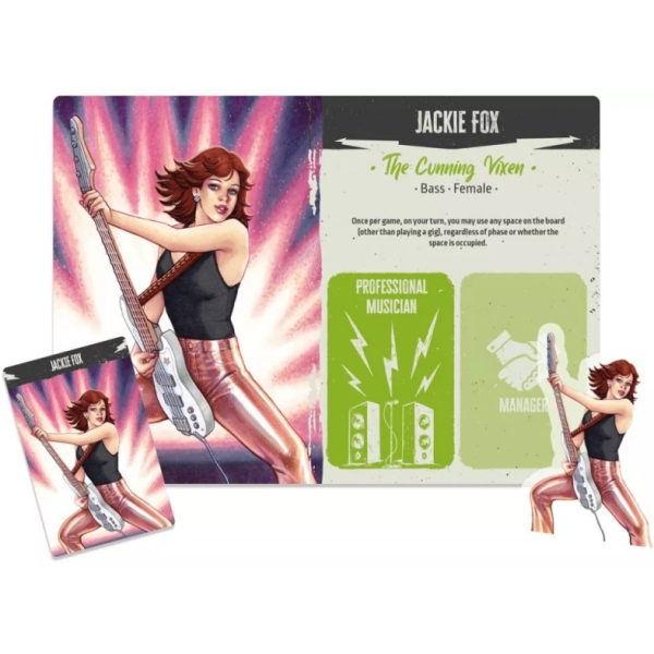 Rock Hard 1977 Promo Jackie Fox  | Juegos de Mesa | Gameria