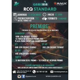 Torneo Mtg RCQ Standard Diciembre | Gameria