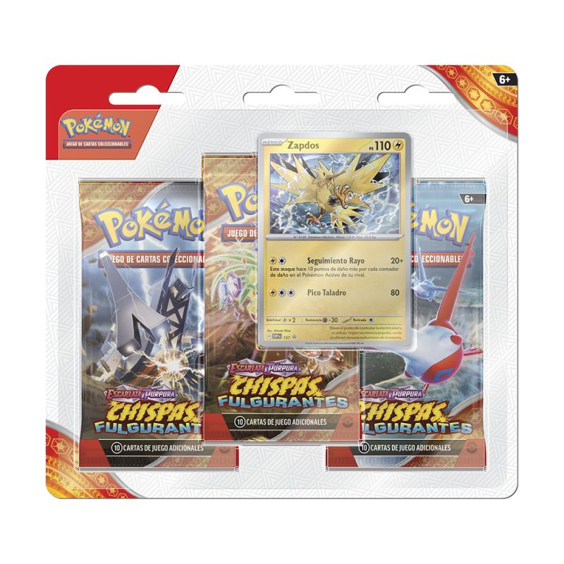 Pokémon Jcc Escarlata y Púrpura Fábula Sombría 3-pack Blister | Juegos de Cartas | Gameria