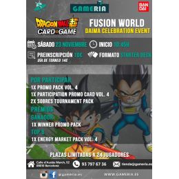 Torneo Dragon Ball Super Daima Celebration Event 23 Noviembre 2024 | Juegos de Cartas | Gameria