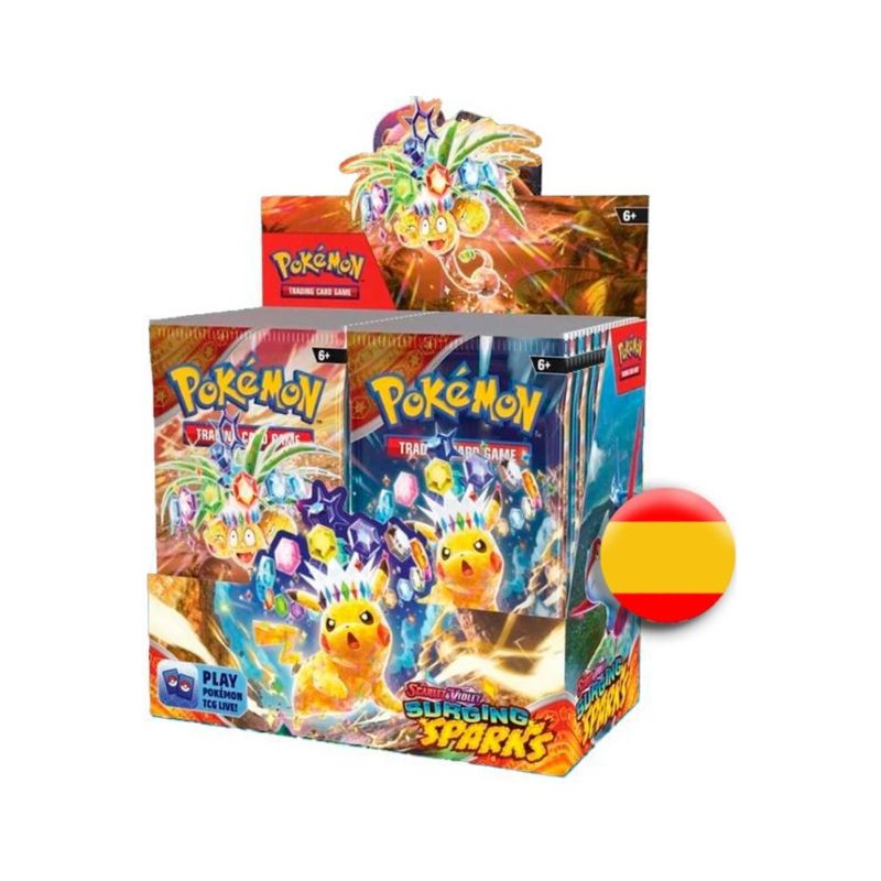 Pokemon Jcc Scarlet & Violet Chispas Fulgurantes Caja de Sobres | Juegos de Cartas | Gameria