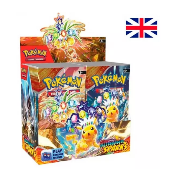 Pokemon Jcc Scarlet & Violet Surging Sparks Caja de Sobres (Inglés) | Juegos de Cartas | Gameria