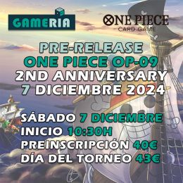 Pre-Release One Piece OP-09 2nd Anniversary 07 Diciembre 2024 | Gameria