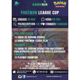 Torneo Pokémon League Cup 30 de Noviembre | Gameria