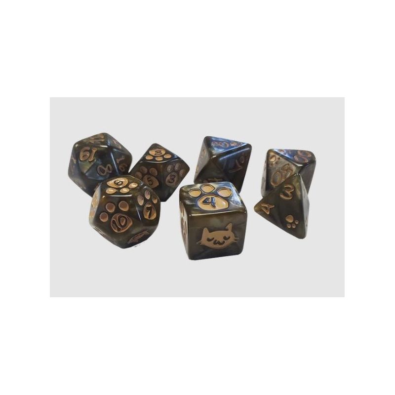 Dados Kitten Polyhedral | Accesorios | Gameria