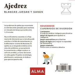 Cuadrados De Diversión Ajedrez Blancas Juegan y Ganan