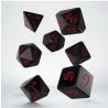 Dados Q Workshop Classic RPG Black / Red Dice Set | Accesorios | Gameria