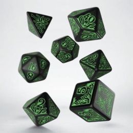 Q Workshop Dados Call Of Cthulhu Black and Green | Accesorios | Gameria