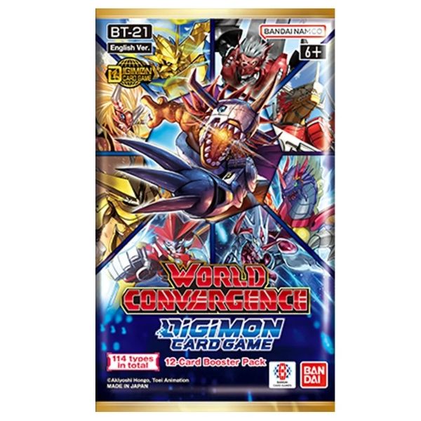 Digimon Card Game World Convergence BT21 Sobre | Juegos de Cartas | Gameria
