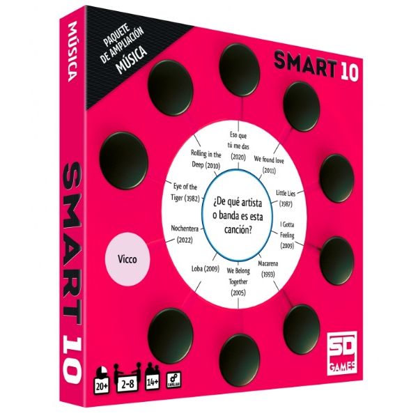 Smart 10 Música | Juegos de Mesa | Gameria