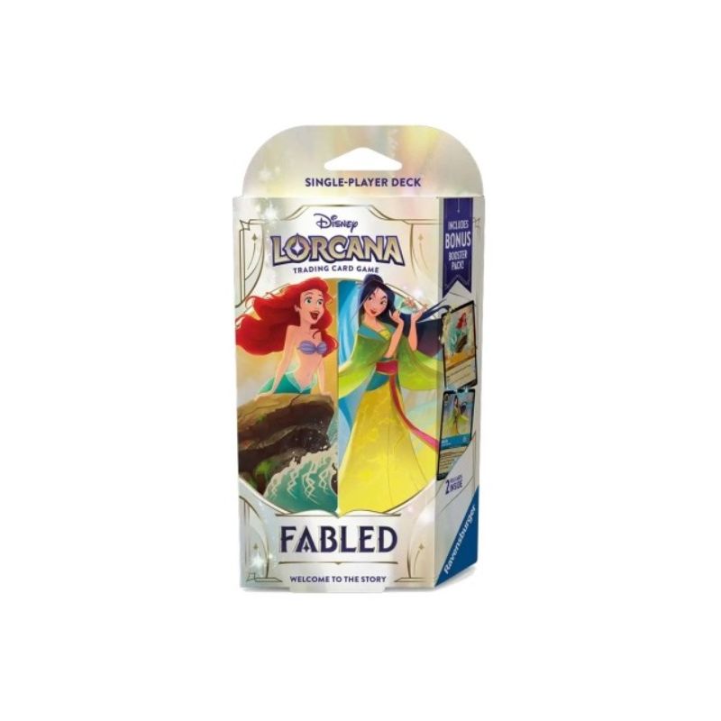 Lorcana Fabled  Starter Deck Ámbar/Zafiro (Inglés)  | Juegos de Cartas | Gameria